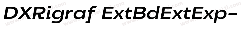 DXRigraf ExtBdExtExp字体转换